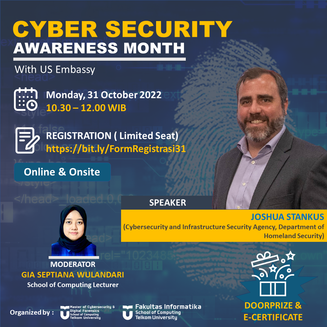 Cyber Security Awareness Month with US Embassy