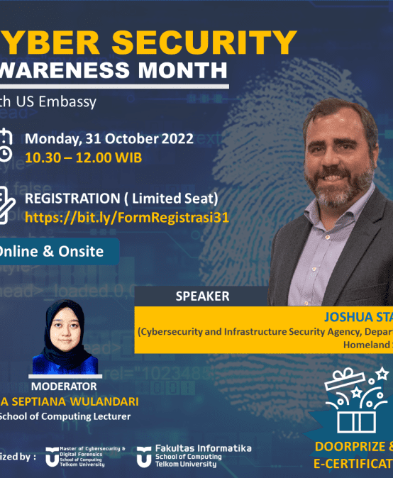 Cyber Security Awareness Month with US Embassy